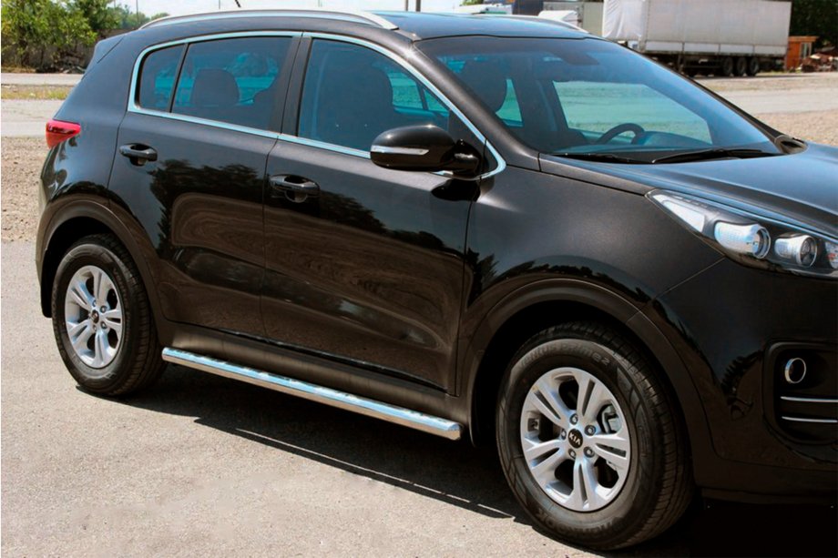 Kia Sportage 2015–2021 Sānu caurules BB001 (2 gab., nerūsējošais tērauds) Image