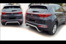 Kia Sportage 2015–2021 Aizmugurējais aizsargstienis AK007 (nerūsējošais tērauds) foto 1