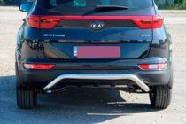 Kia Sportage 2015–2021 Aizmugurējais aizsargstienis AK007 (nerūsējošais tērauds) foto 2