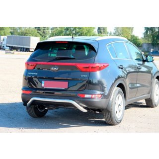 Aizmugurējais aizsargstienis AK007 (nerūsējošais tērauds) Kia Sportage 2015–2021 foto 3