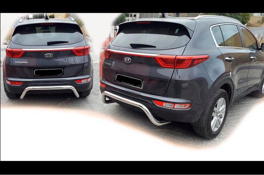 Kia Sportage 2015–2021 Aizmugurējais aizsargstienis AK007 (nerūsējošais tērauds) Image