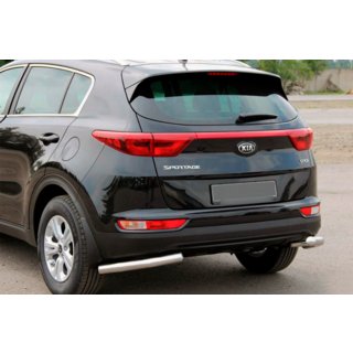 Aizmugurējie aizsargstūri AK003 (nerūsējošais tērauds) Kia Sportage 2015–2021 foto 1