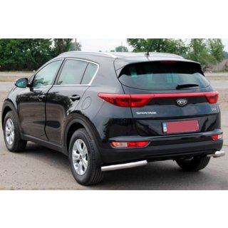 Aizmugurējie aizsargstūri AK003 (nerūsējošais tērauds) Kia Sportage 2015–2021 foto 3