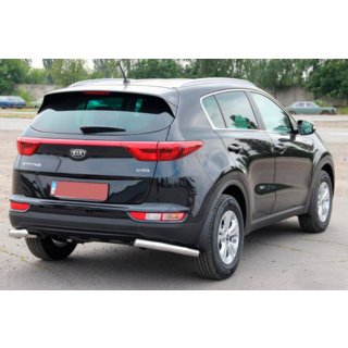 Aizmugurējie aizsargstūri AK003 (nerūsējošais tērauds) Kia Sportage 2015–2021 foto 4