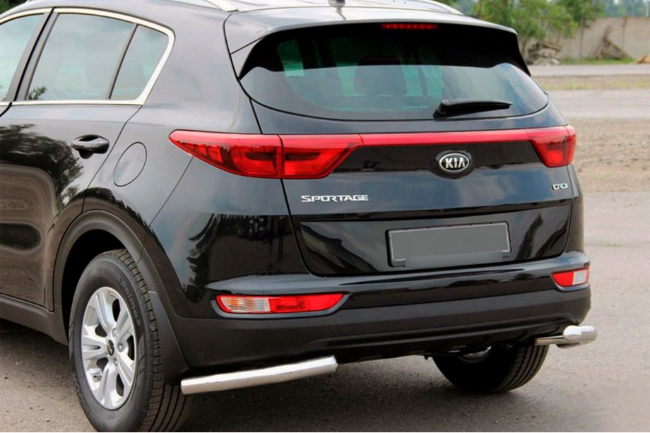 Kia Sportage 2015–2021 Aizmugurējie aizsargstūri AK003 (nerūsējošais tērauds) Image