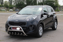 Kia Sportage 2015–2021 Priekšējais bullbar WT003 (nerūsējošais tērauds) foto 4