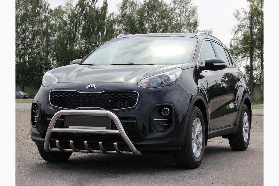 Kia Sportage 2015–2021 Priekšējais bullbar WT003 (nerūsējošais tērauds) Image