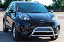 Kia Sportage 2015–2021 Kenguru aizsargstienis WT023 (nerūsējošais tērauds) foto 1