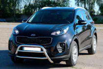 Kia Sportage 2015–2021 Kenguru aizsargstienis WT023 (nerūsējošais tērauds) foto 3