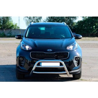 Kenguru aizsargstienis WT023 (nerūsējošais tērauds) Kia Sportage 2015–2021 foto 2