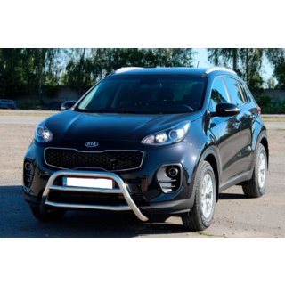 Kenguru aizsargstienis WT023 (nerūsējošais tērauds) Kia Sportage 2015–2021 foto 3