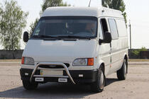 Ford Transit 1991–2000 Priekšējais bullbārs WT006 (nerūsējošais tērauds) foto 2