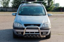 Opel Zafira A 1998–2005 Priekšējais aizsargstienis (bullbar) QT006 (nerūsējošais tērauds) foto 1