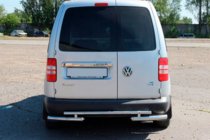 Volkswagen Caddy 2004–2010 Aizmugurējā aizsargloka AK003-2 (2 gab., nerūsējošais tērauds) foto 3