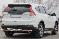 Honda CRV 2012–2016 Aizmugurējais aizsargstienis AK002, dubultais (nerūsējošais tērauds) foto 1