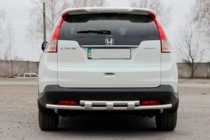 Honda CRV 2012–2016 Aizmugurējais aizsargstienis AK002, dubultais (nerūsējošais tērauds) foto 2