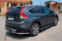 Honda CRV 2012–2016 Aizmugurējais aizsarglokis AK003-21 (nerūsējošais tērauds) foto 6