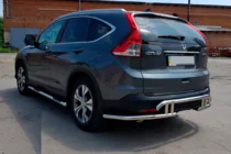 Honda CRV 2012–2016 Aizmugurējais aizsarglokis AK003-21 (nerūsējošais tērauds) foto 4