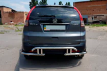 Honda CRV 2012–2016 Aizmugurējais aizsarglokis AK003-21 (nerūsējošais tērauds) foto 5