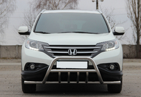 Honda CRV 2012–2016 Priekšējais aizsargstienis WT003-ST-V1 (nerūsējošais tērauds) foto 1