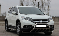 Honda CRV 2012–2016 Priekšējais aizsargstienis WT003-ST-V1 (nerūsējošais tērauds) foto 2