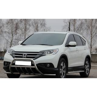 Priekšējais aizsargstienis WT003-ST-V1 (nerūsējošais tērauds) Honda CRV 2012–2016 foto 3