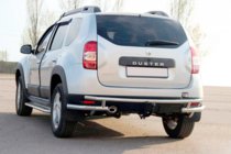 Renault Duster 2008–2017 Aizmugurējais aizsargstienis AK005-Special (nerūsējošais tērauds) foto 1