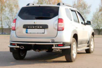 Dacia Duster 2008–2018 Aizmugurējais aizsargstienis AK005-Special (nerūsējošais tērauds) foto 3