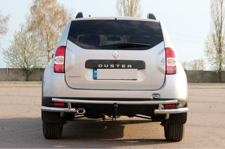 Dacia Duster 2008–2018 Aizmugurējais aizsargstienis AK005-Special (nerūsējošais tērauds) Image