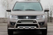 Suzuki Grand Vitara 2005–2017 Priekšējais aizsargstienis ST-WT-15 (nerūsējošais tērauds) foto 1