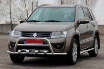 Suzuki Grand Vitara 2005–2017 Priekšējais aizsargstienis ST-WT-15 (nerūsējošais tērauds) foto 2