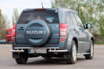 Suzuki Grand Vitara 2005–2017 Aizmugurējais aizsargstienis AK005-3 (nerūsējošais tērauds) foto 3