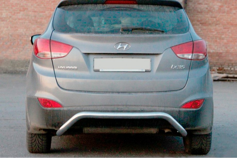 Hyundai IX-35 2010–2015 Aizmugures aizsargstienis AK007 (nerūsējošais tērauds) Image