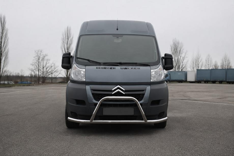 Fiat Ducato 2006–2025 Priekšējais aizsargstienis ST019 (nerūs. tērauds) Image