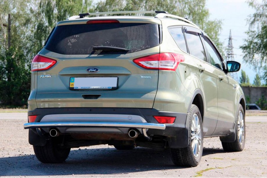 Ford Kuga/Escape 2013–2019 Aizmugurējais aizsargstienis AK002 (nerūsējošais tērauds) Image