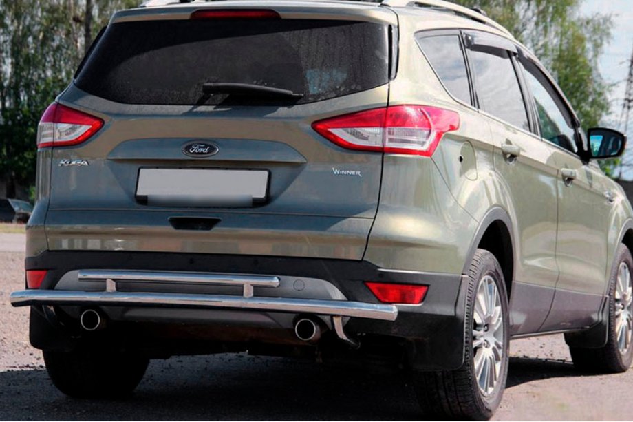 Ford Kuga/Escape 2013–2019 Aizmugures aizsargloks AK002-2 (nerūsējošais tērauds) Image