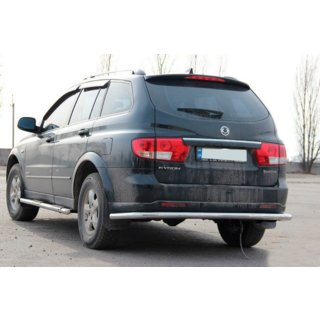 Aizmugurējā aizsargloka AK005 (nerūsējošais tērauds) SsangYong Kyron 2005–2014 foto 3