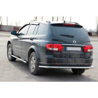 Aizmugurējā aizsargloka AK005 (nerūsējošais tērauds) SsangYong Kyron 2005–2014 foto 1