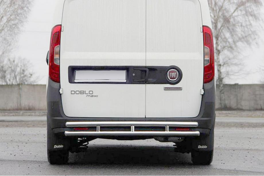 Fiat Doblo II 2010–2022 Aizmugurējā aizsargloka AK002/1 – dubultā (nerūsējošais tērauds) Image
