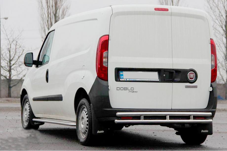 Opel Combo 2012–2018 Aizmugurējā aizsargloka AK002/1 – dubultā (nerūsējošais tērauds) Image