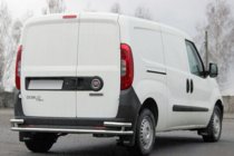 Fiat Doblo II 2010–2022 Aizmugures aizsargloks AK005/2 – dubultais (nerūsējošais tērauds) foto 5