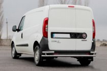 Fiat Doblo II 2010–2022 Aizmugures aizsargloks AK005/2 – dubultais (nerūsējošais tērauds) foto 6