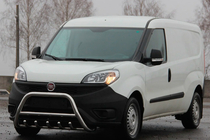 Fiat Doblo II 2010–2022 Bullbar WT003 (nerūsējošais tērauds) foto 3