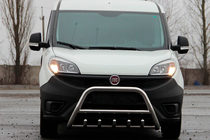 Fiat Doblo II 2010–2022 Bullbar WT003 (nerūsējošais tērauds) foto 4