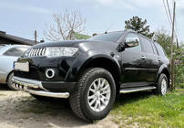 Mitsubishi Pajero Sport 2008–2015 Priekšējais aizsargs ST015 (nerūsējošais tērauds) foto 2