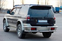 Mitsubishi Pajero Sport 1996–2007 Aizmugurējais aizsargstienis AK-Special (nerūsējošais tērauds) foto 4