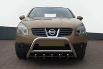 Nissan Qashqai 2010–2014 Priekšējais aizsargloks WT003 (nerūsējošais tērauds) 60 mm foto 1