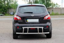 Nissan Qashqai 2007–2010 Aizmugurējais aizsargloks AK011 (nerūsējošais tērauds) foto 3