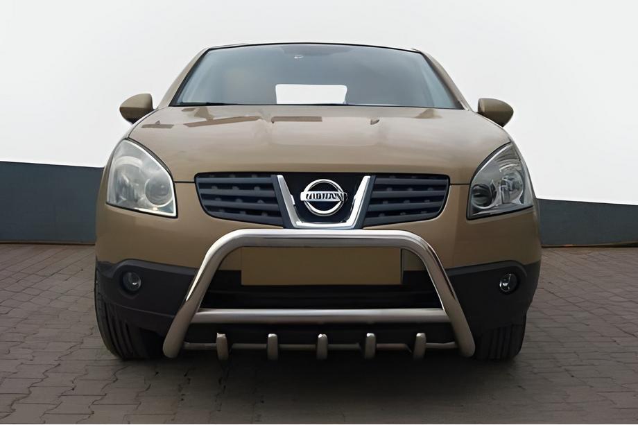 Nissan Qashqai 2007–2010 Bullbar WT003 (nerūsējošais tērauds) 60 mm Image