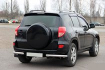 Toyota Rav 4 2006–2013 Aizmugurējie stūra elementi AK003 (2 gab., nerūsējošais tērauds) foto 3